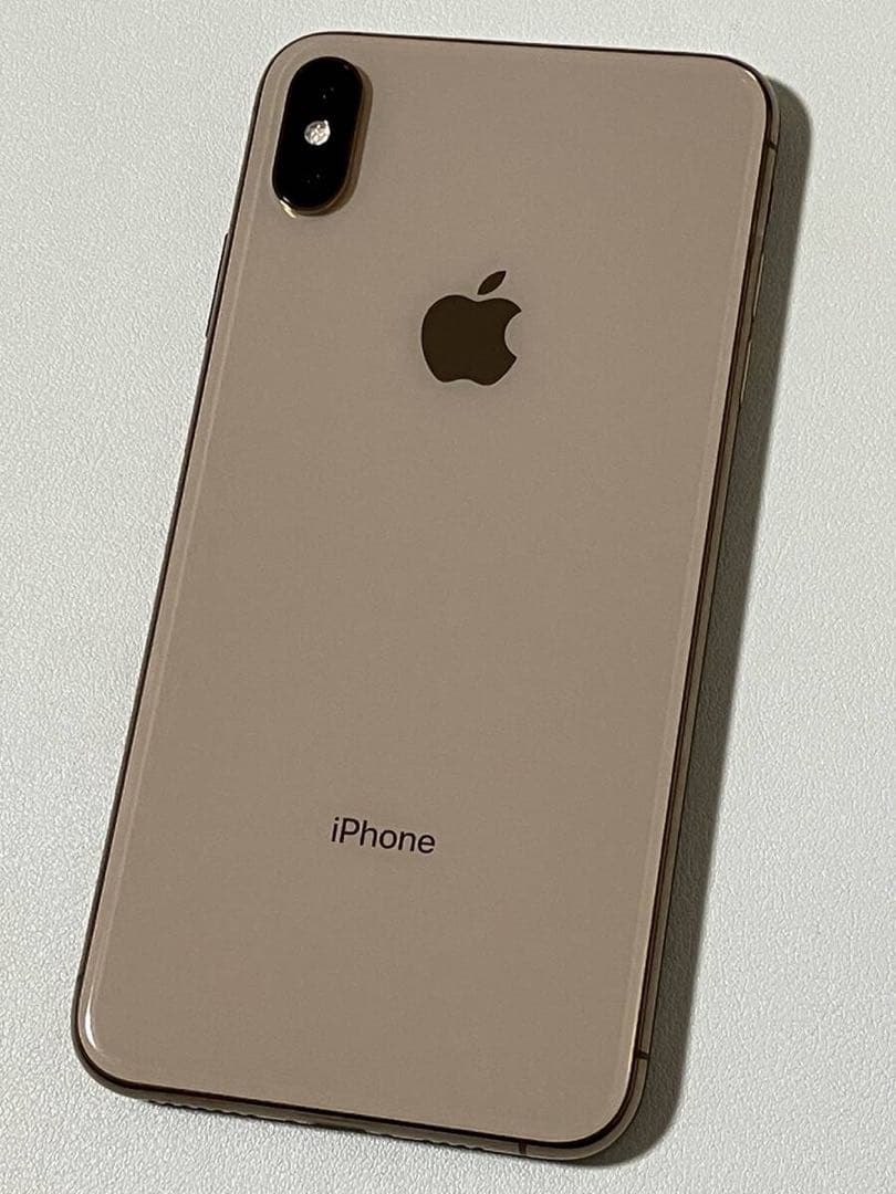 美品　Apple iPhone X S MAXゴールド