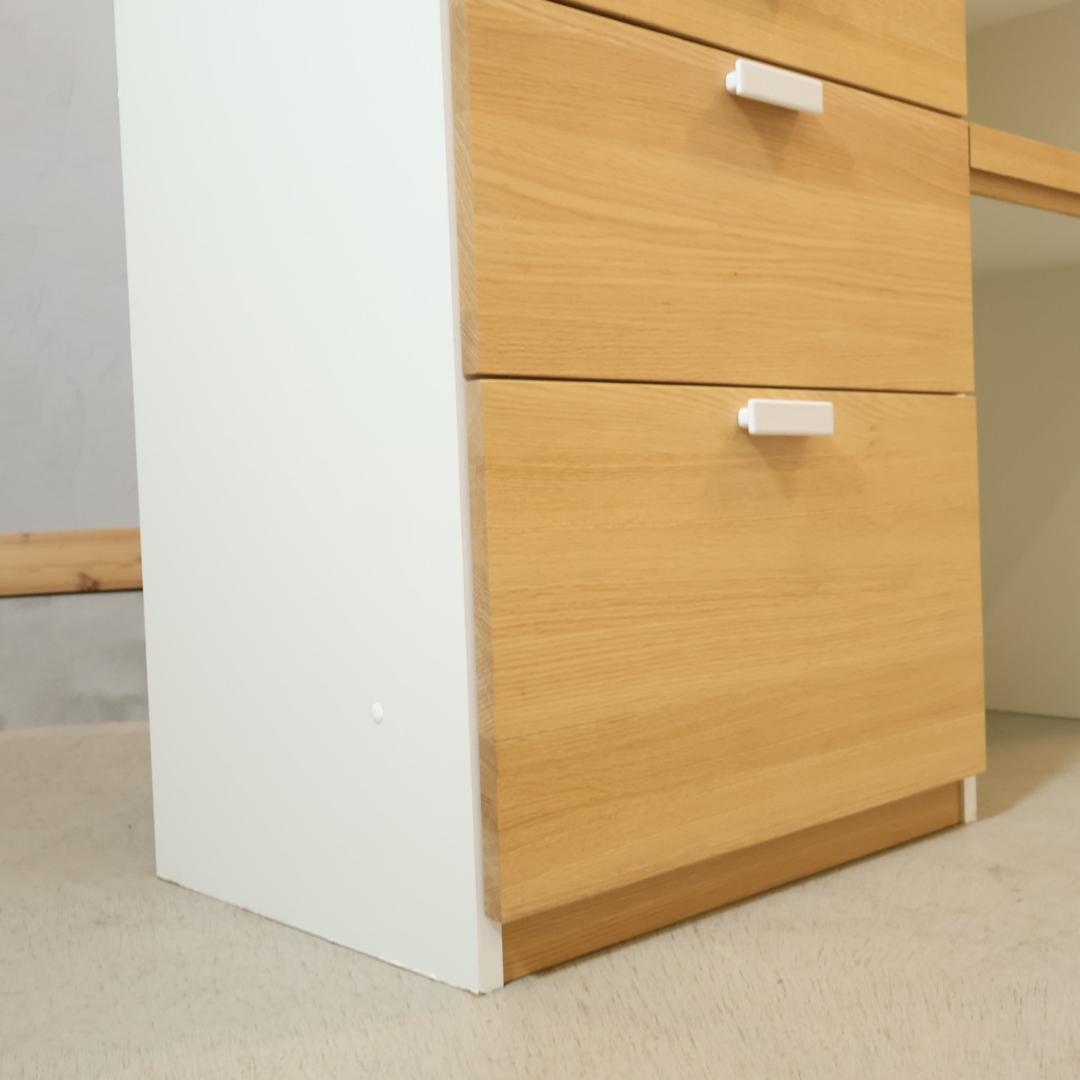 モモナチュラル HOLM ホルム オーク材 食器棚 レンジボード キッチン収納