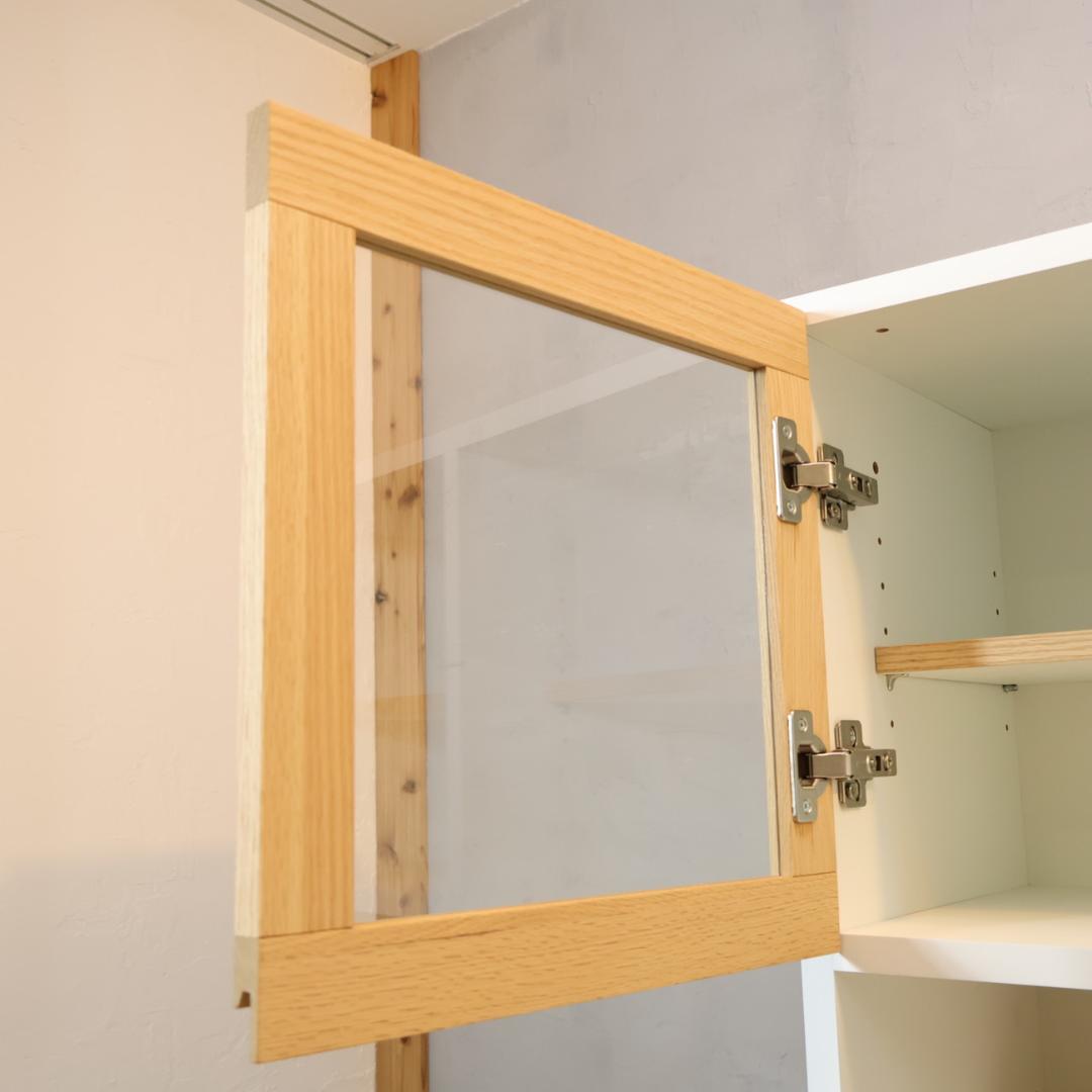 モモナチュラル HOLM ホルム オーク材 食器棚 レンジボード キッチン収納