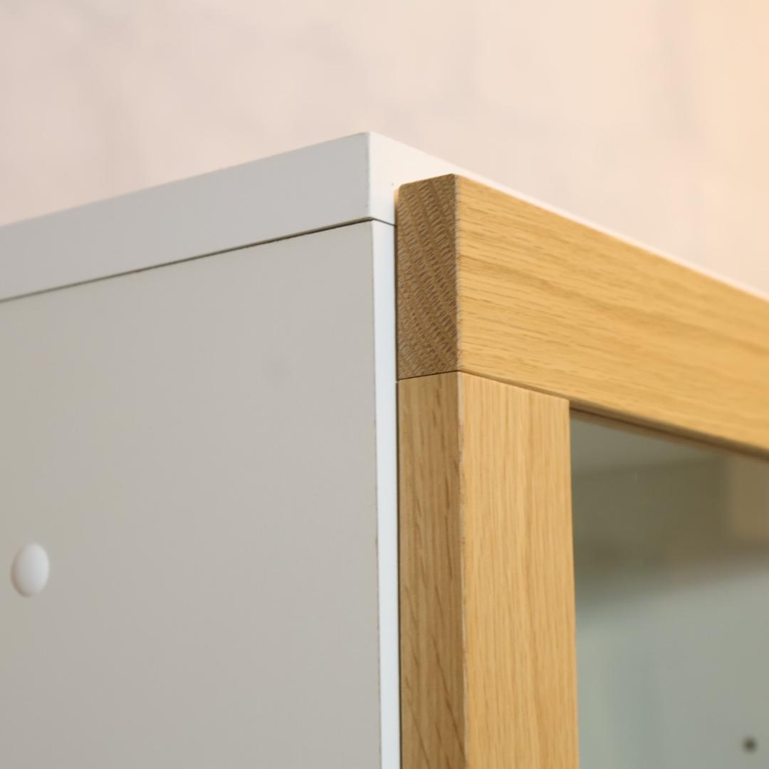 モモナチュラル HOLM ホルム オーク材 食器棚 レンジボード キッチン収納