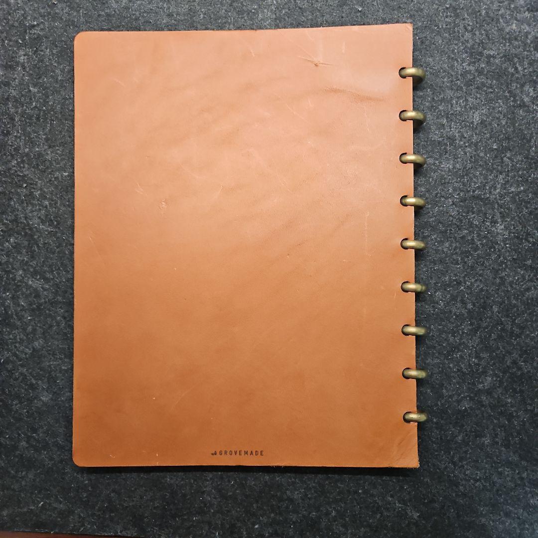 GROVEMADE レザー リングバインダー ノート