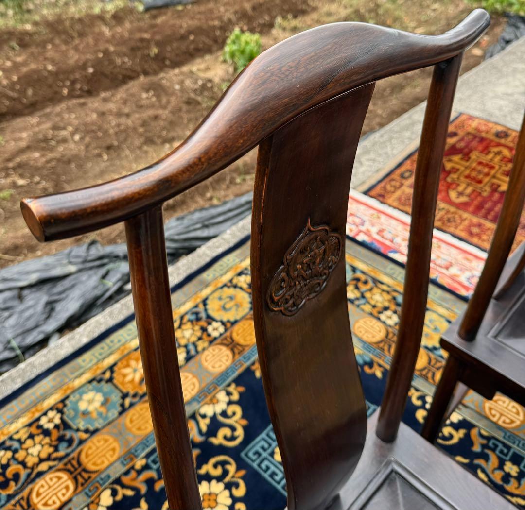 chinoiserie シノワズリ 中国家具 チェア1脚 楡材 Mandarin