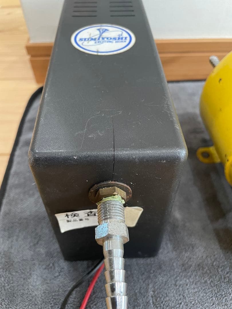 スミヨシ エアコンプレッサー 12v セット