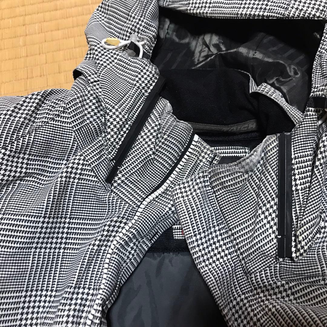 ホンダ チェック柄ジャケット ダウンライナー付き