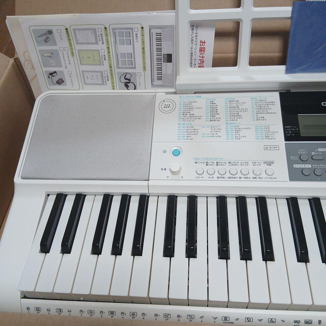 CASIO LK-516 ホワイト キーボード