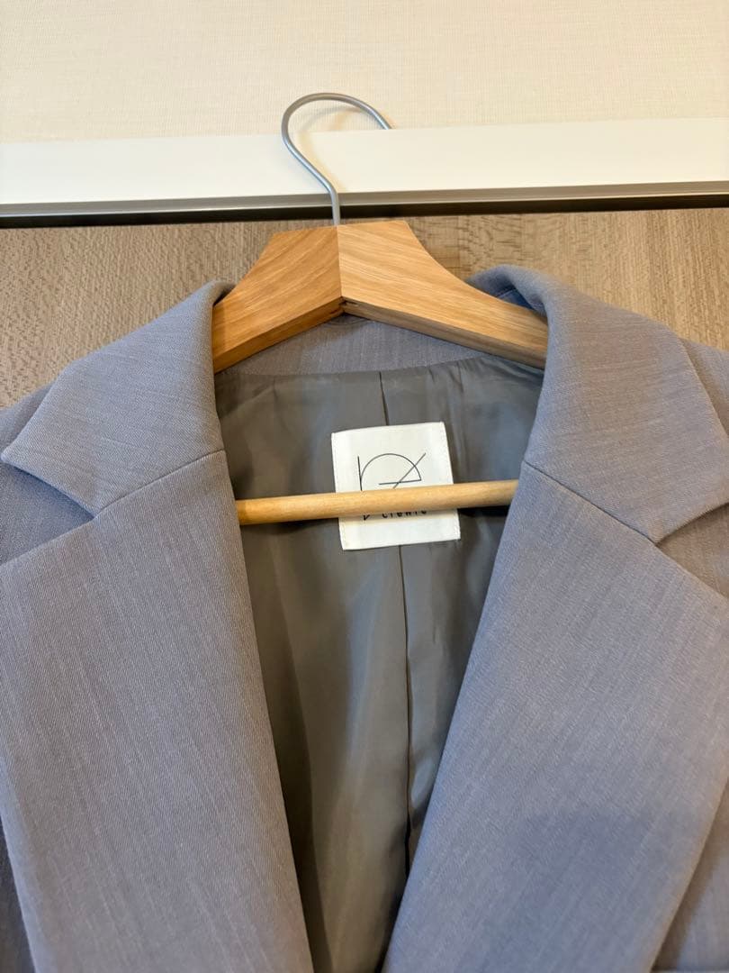 crewre サイズ3ダブルブレストジャケット クールグレー