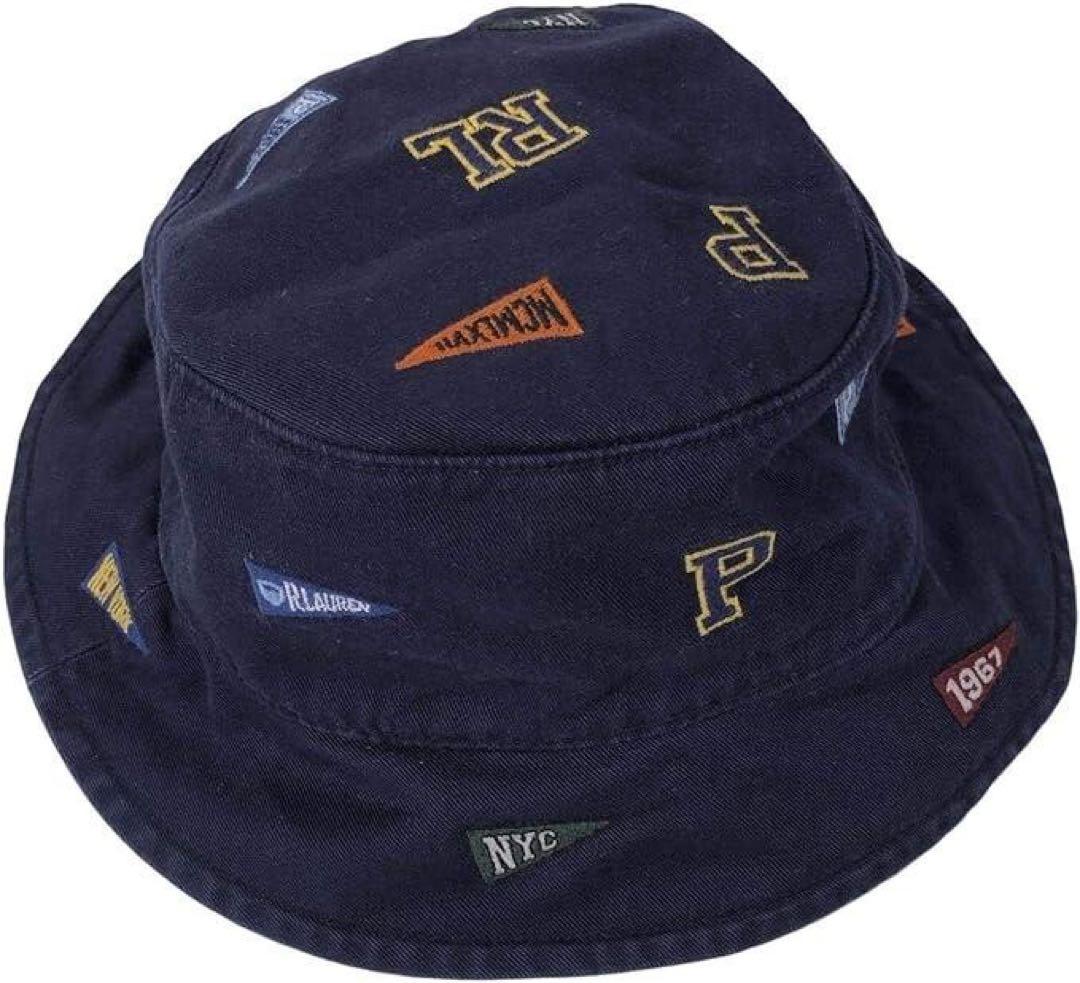 新品POLO Ralph Laurenカレッジ バケットハット