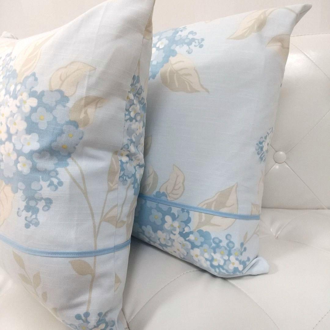 専用B様 ローラアシュレイ ポートランドコバルト ハンドメイドクッションカバー