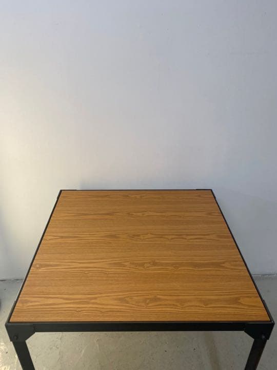 ダイニングテーブル インダストリアル 2人〜4人用 アイアン 木製 作業台