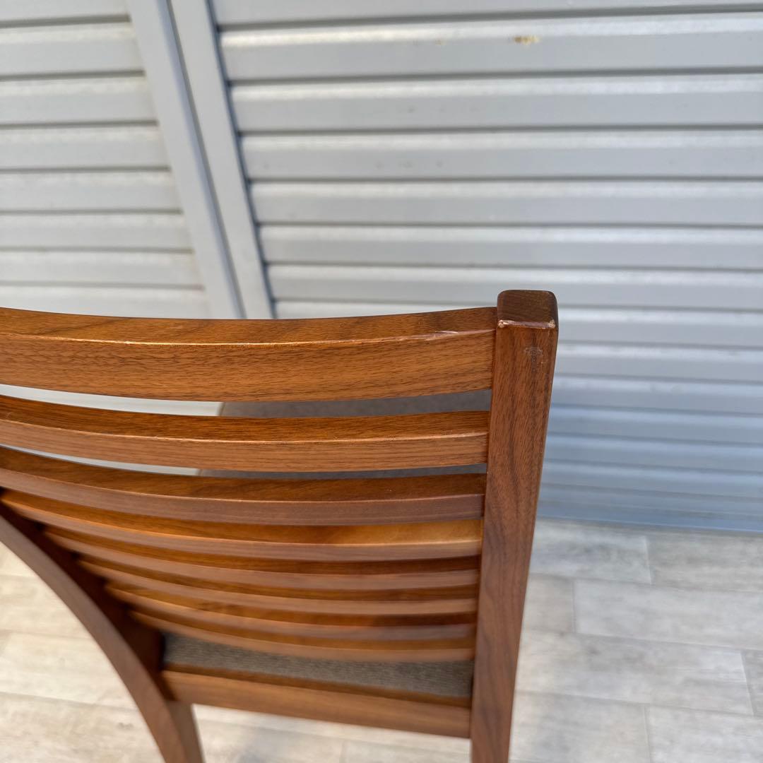 秋田木工 天然木 ダイニングチェア IDC 大塚家具　②