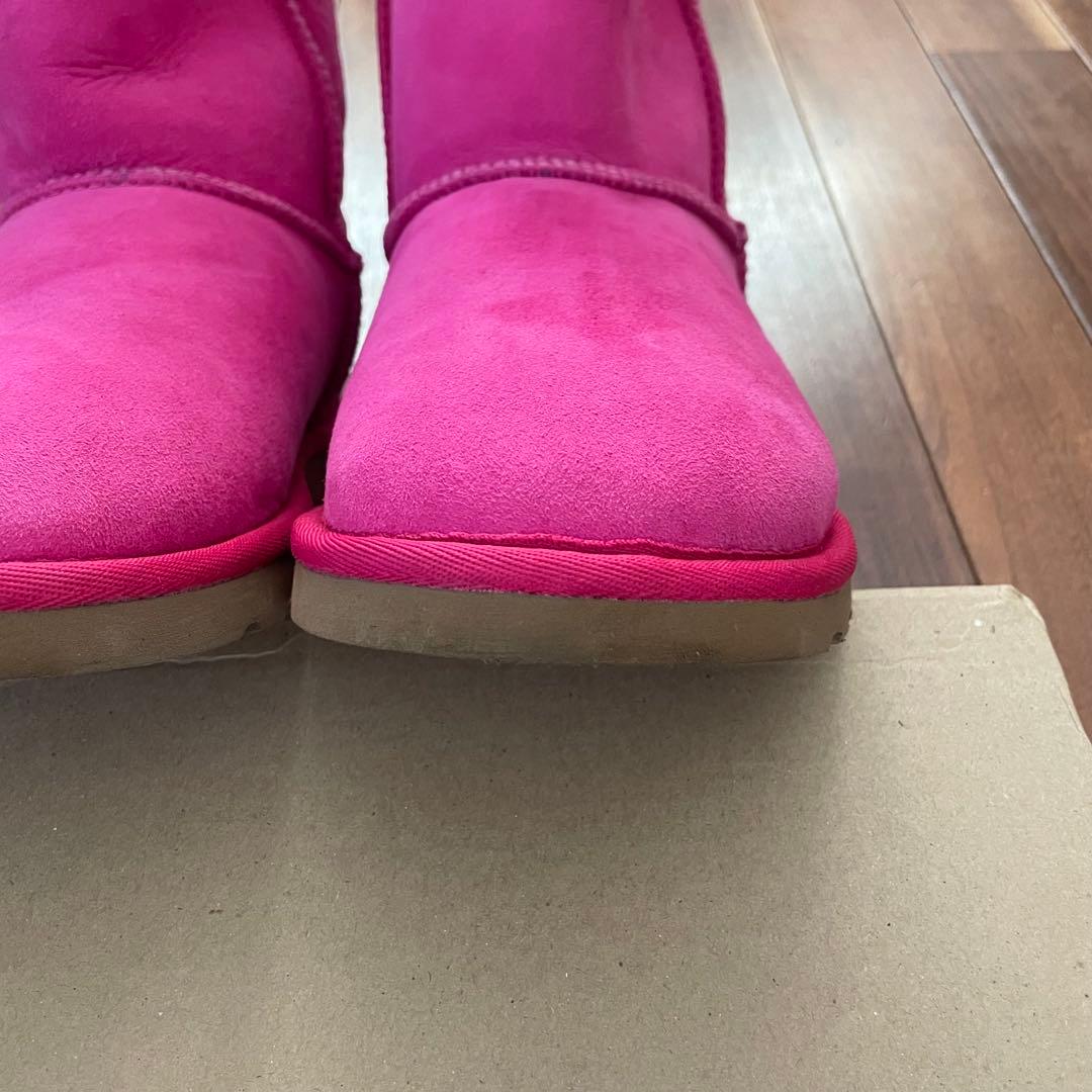 【希少】UGG ムートンブーツ マジェンダ ピンク 27cm クラシックショート