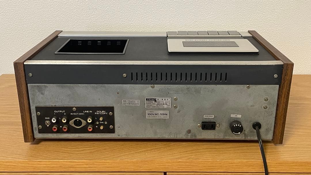 【音出確認済】TEAC A-450カセットデッキ