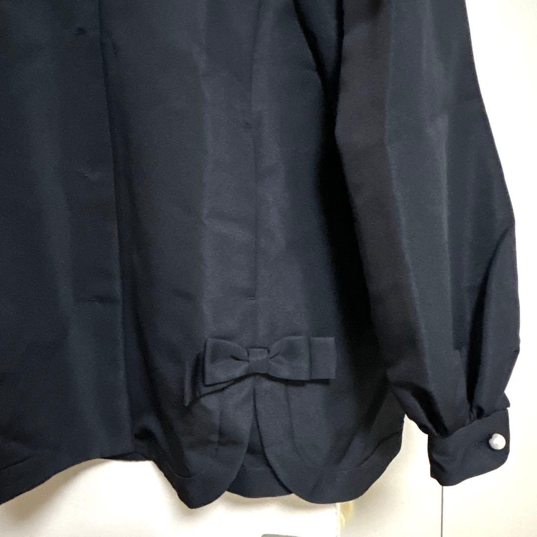 極美品❤︎24AW Sono ノーカラージャケット パール オーバーサイズ 撥水