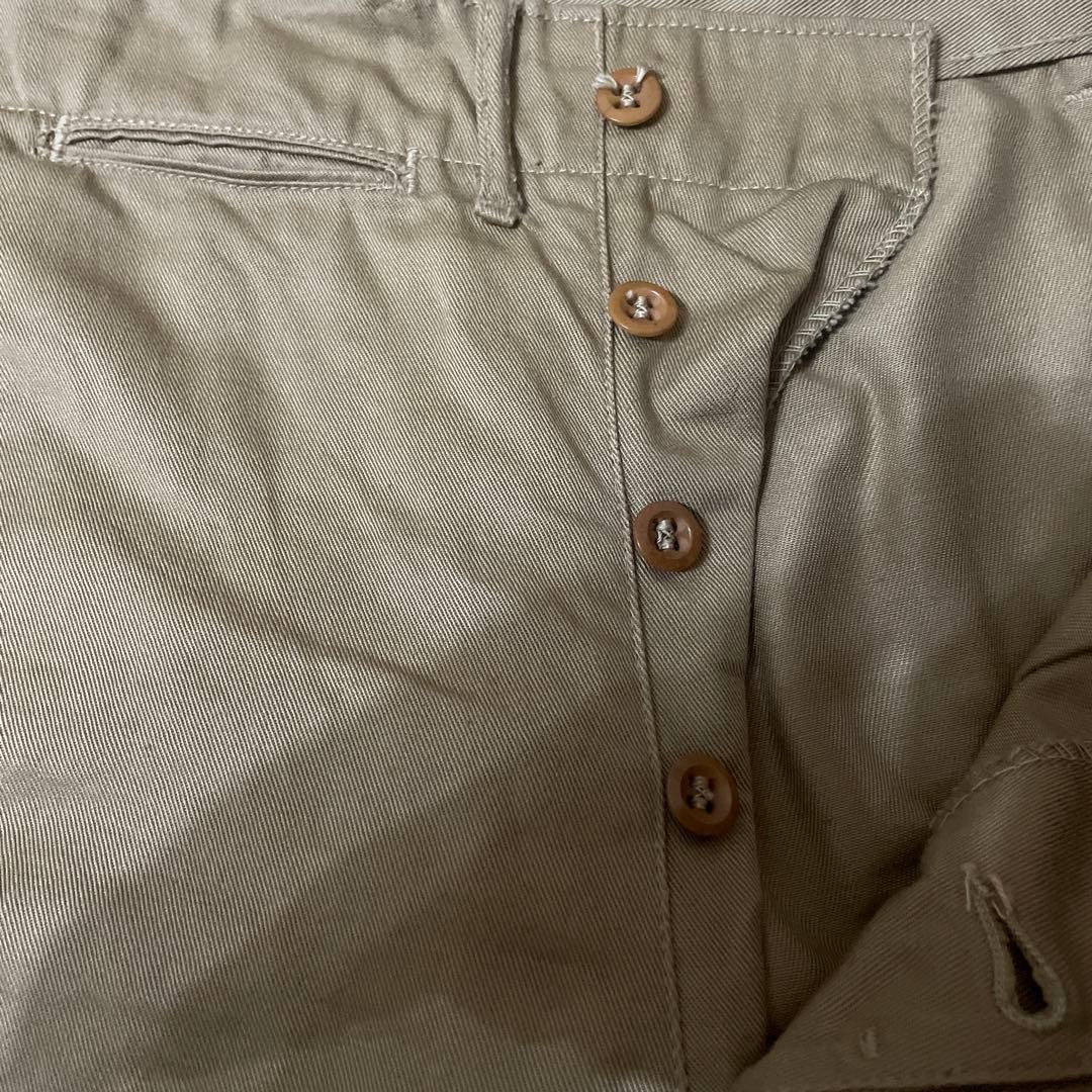 本物 アメリカ海兵隊 USMC 40s カーキ チノパン チノ　マリンコチノ