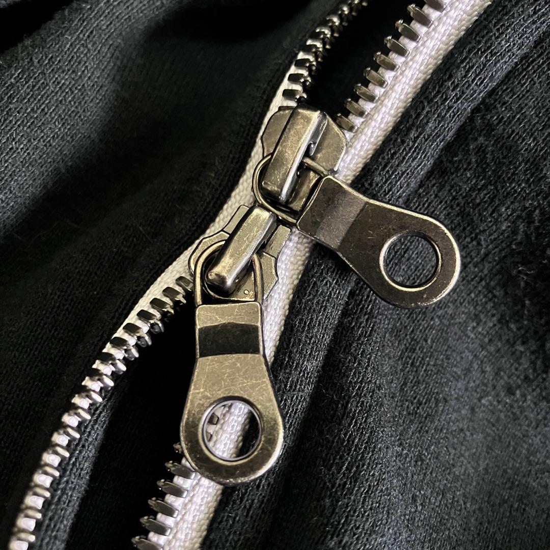 美品 ha | za | ma ハザマ なびくパーカー ブラック ポンチョ