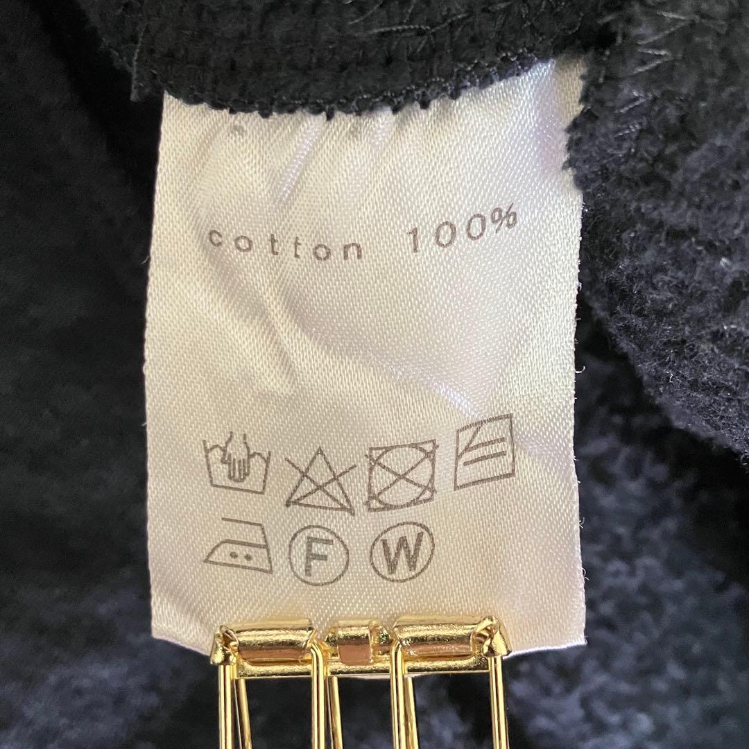 美品 ha | za | ma ハザマ なびくパーカー ブラック ポンチョ