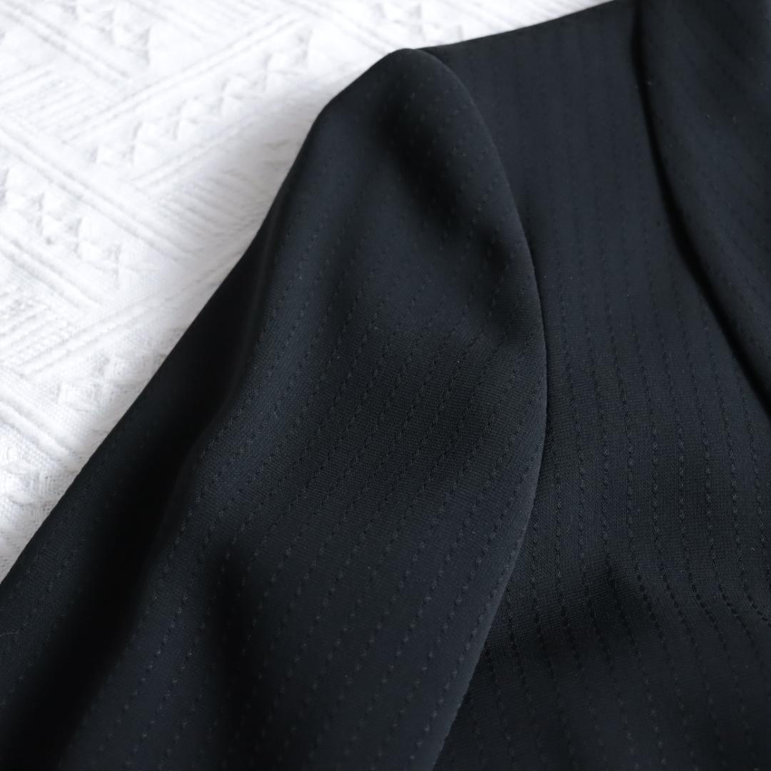 刺繍ストライプ マックスマーラ　MaxMara　テーラードジャケット　銀タグ