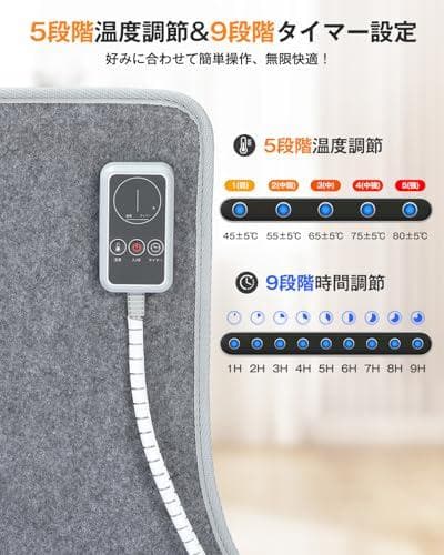 【4面発熱 パネルヒーター pro】高温版85℃ 足元ヒーター HEATFAR