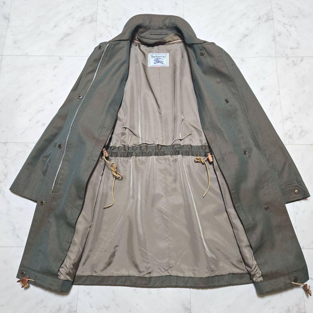 希少★バーバリー プローサム白タグ 玉虫色 モッズコート ライナー