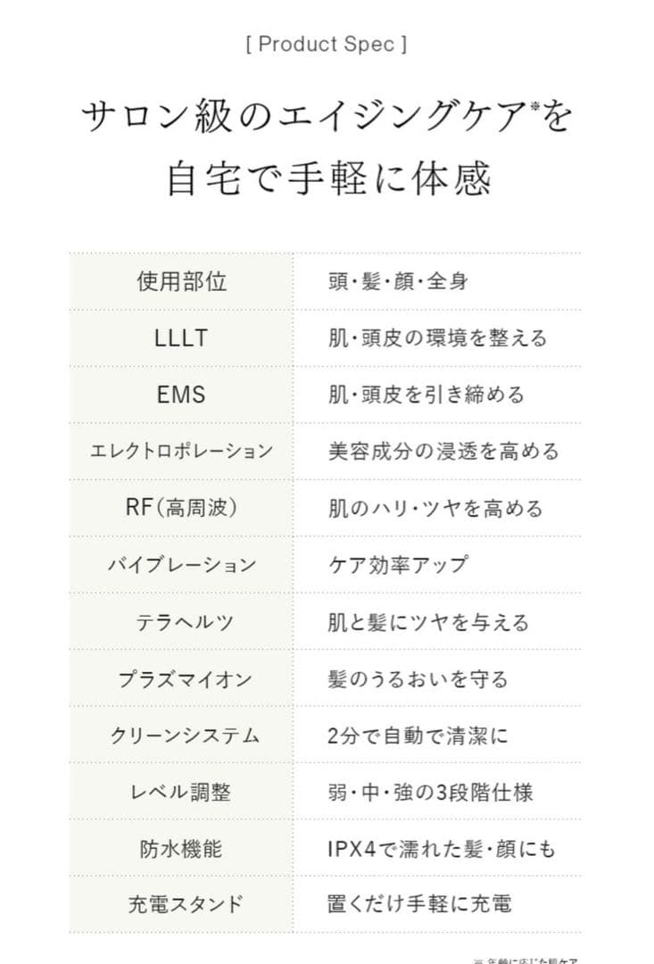 レーザー＆EMSリフトブラシPRO 限定ポーチ付き