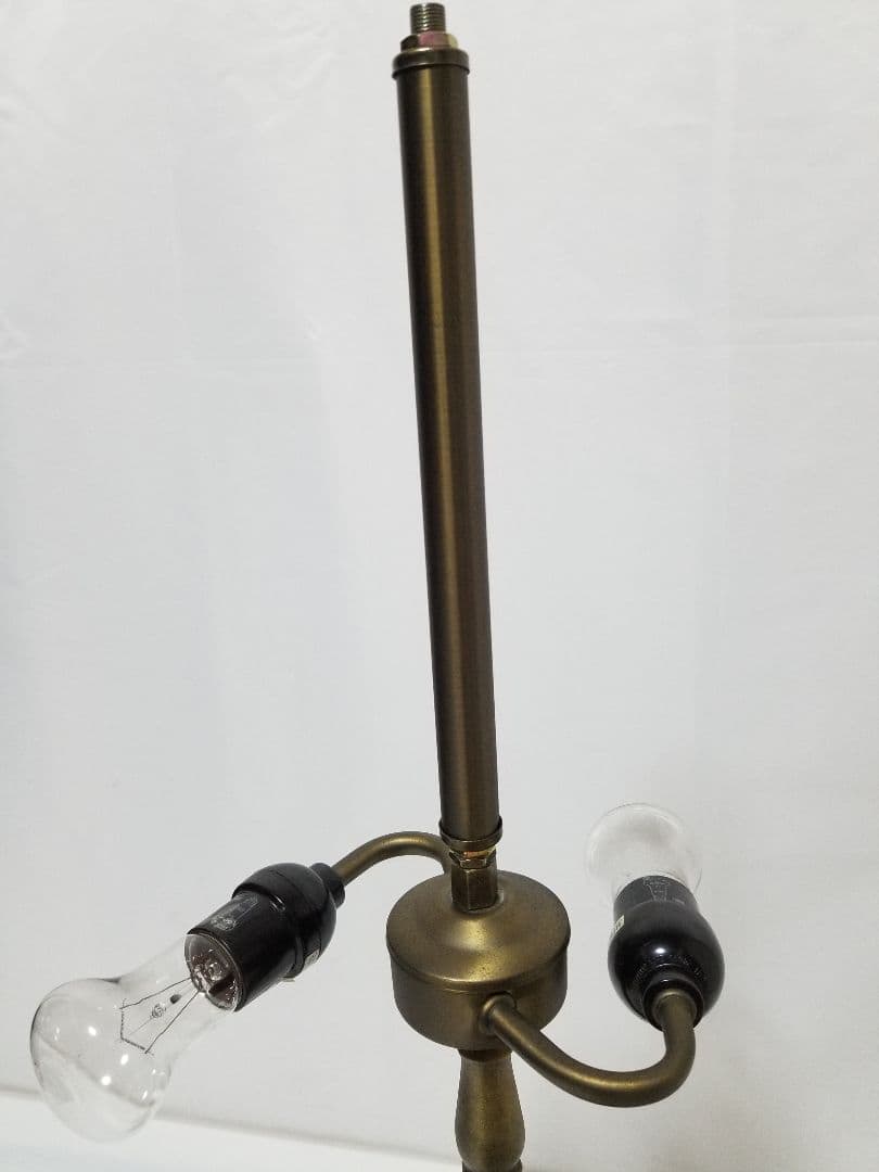 ステンドグラスランプ　花　フラワー　大型　モザイクガラス　2灯