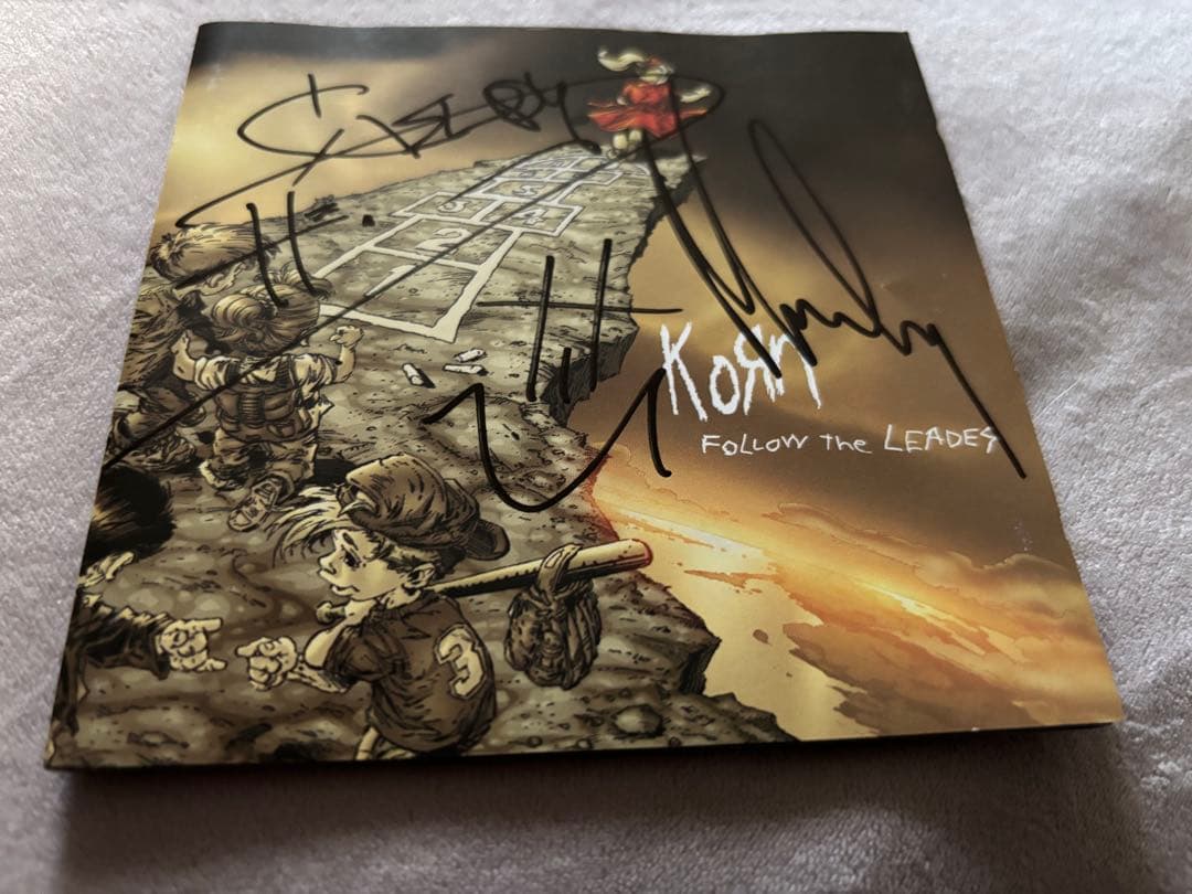 レア　Korn サイン　限定CD コーン Follow the Leader