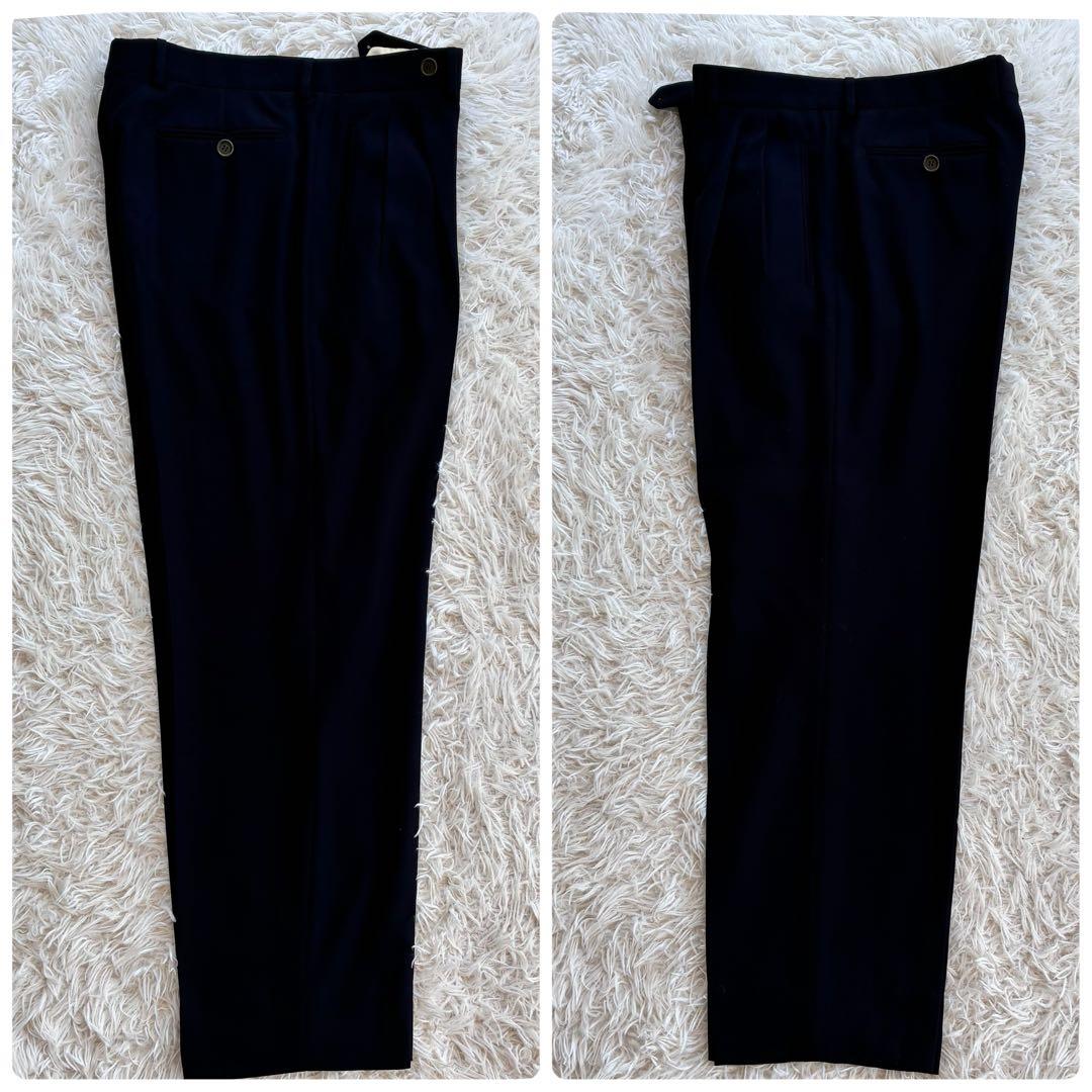 ✨GIORGIO ARMANI✨最高級スーツ 濃紺 XL 黒タグ　ダブルブレスト