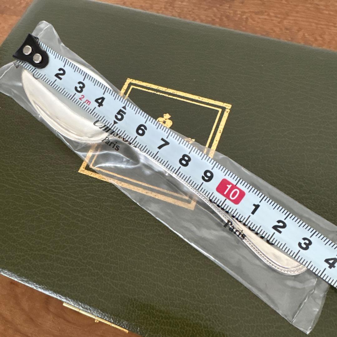 未使用　Christofle コーヒースプーン6本セット　パール　クリストフル