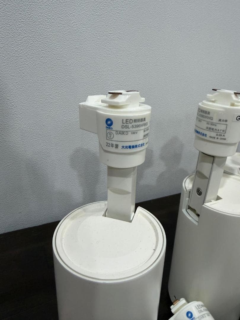 ダクトレール用LEDスポットライト G213 ホワイト 12個セット_A