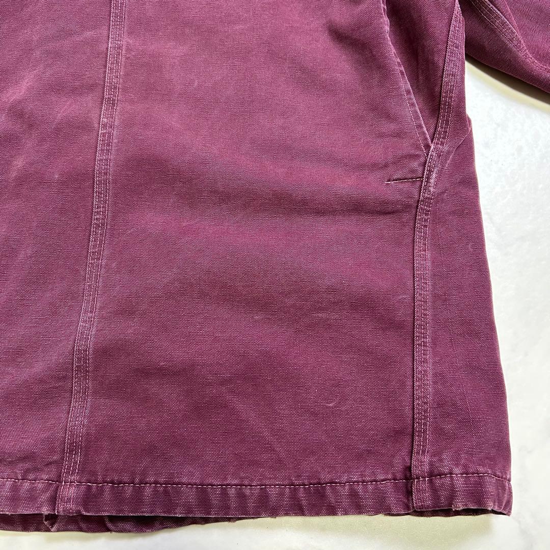 【希少色】星タグ カーコート ミシガンチョアコート バーガンディ L