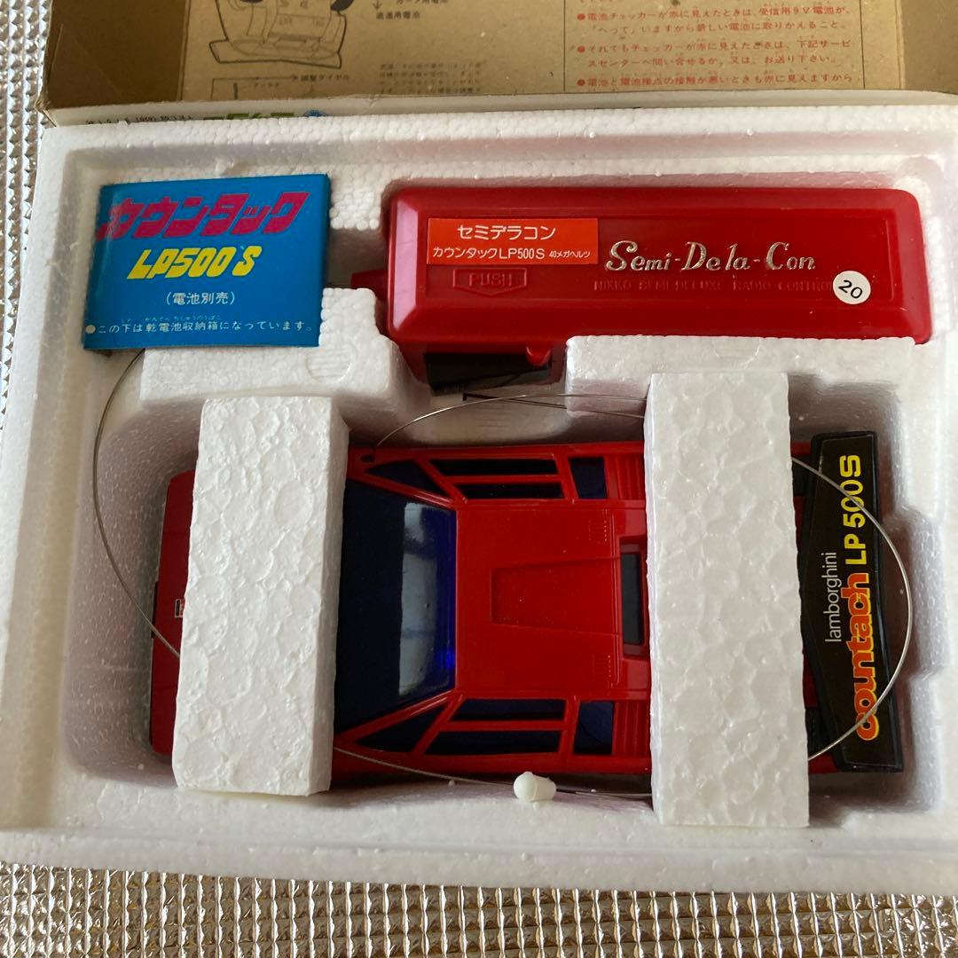 ニッコーのデラックスラジオコントロールカウンタックＬＰ500Ｓ当時物レア