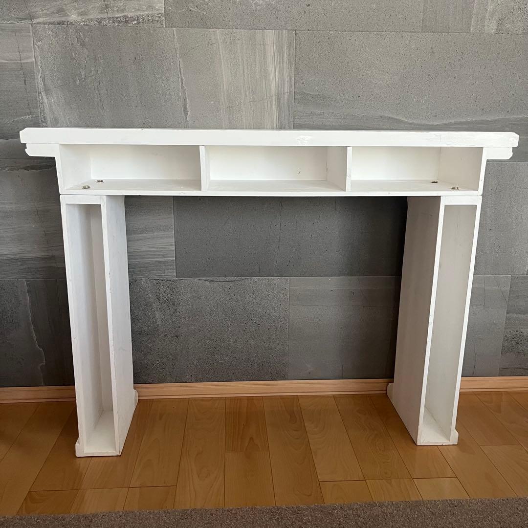 ホワイト木製マントルピース￥41,800 → ¥14,900