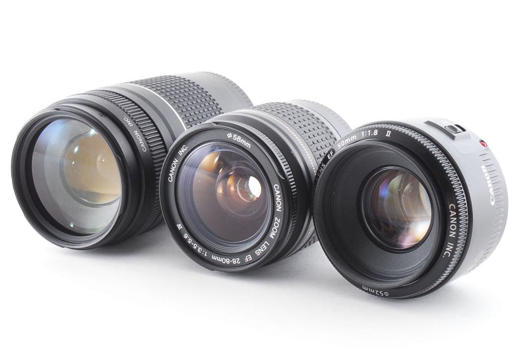 【保証付】Canon EOS 5D Mark IV標準&望遠&単焦点レンズセット