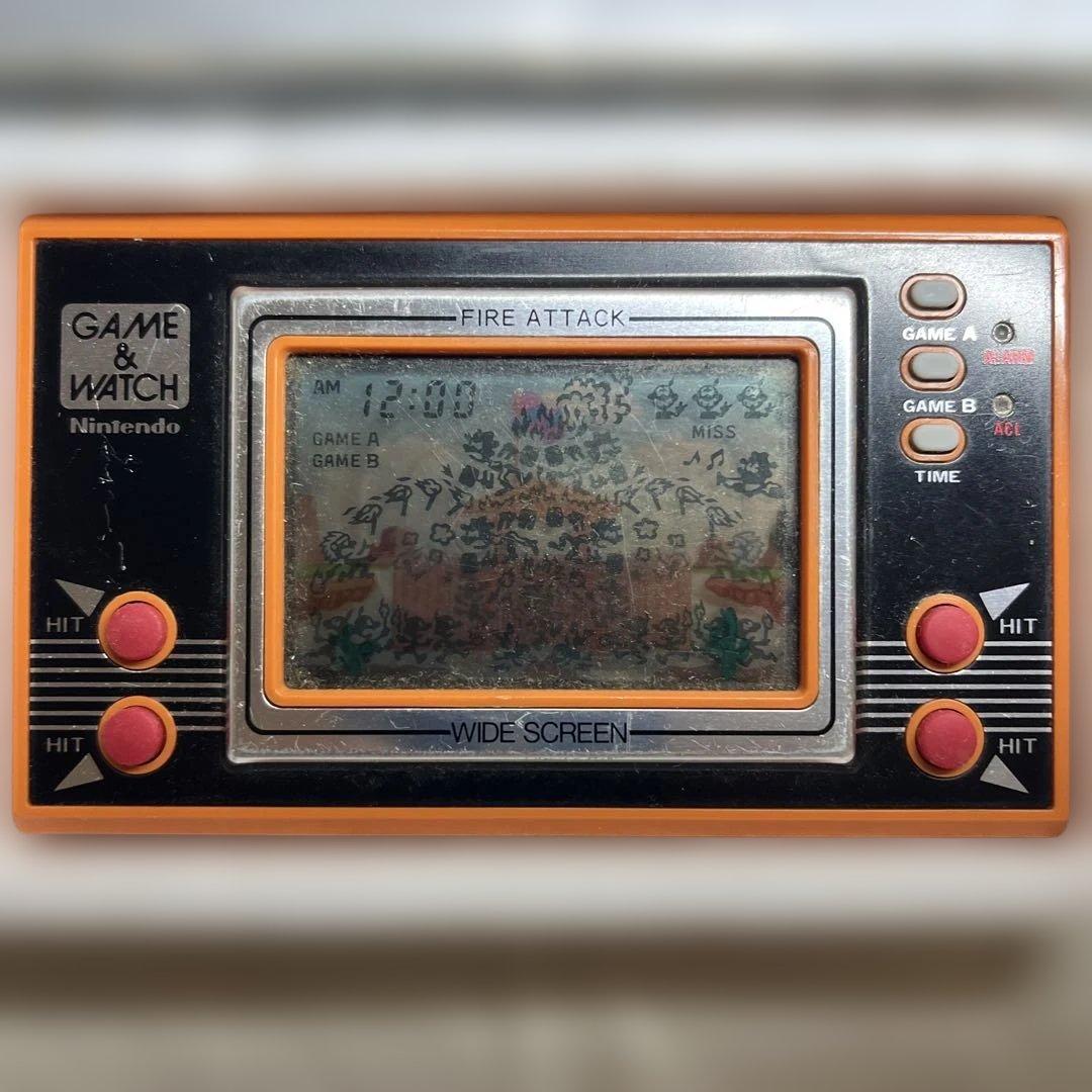 任天堂　 ゲームウォッチ　FIRE ATTACKファイアーアタック