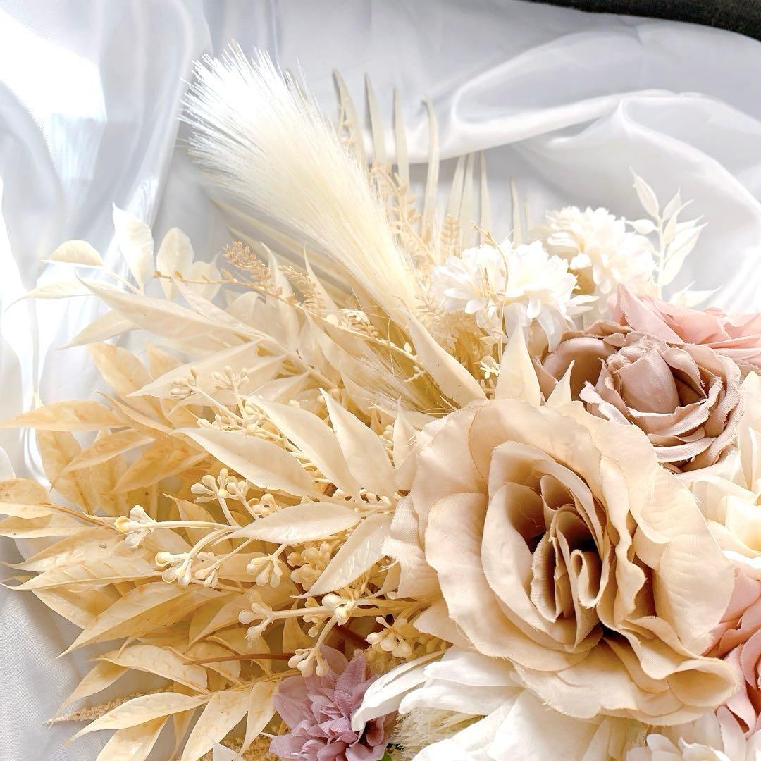 クラッチブーケ アーティフィシャルフラワーブーケ 結婚式 ウエディングブーケ