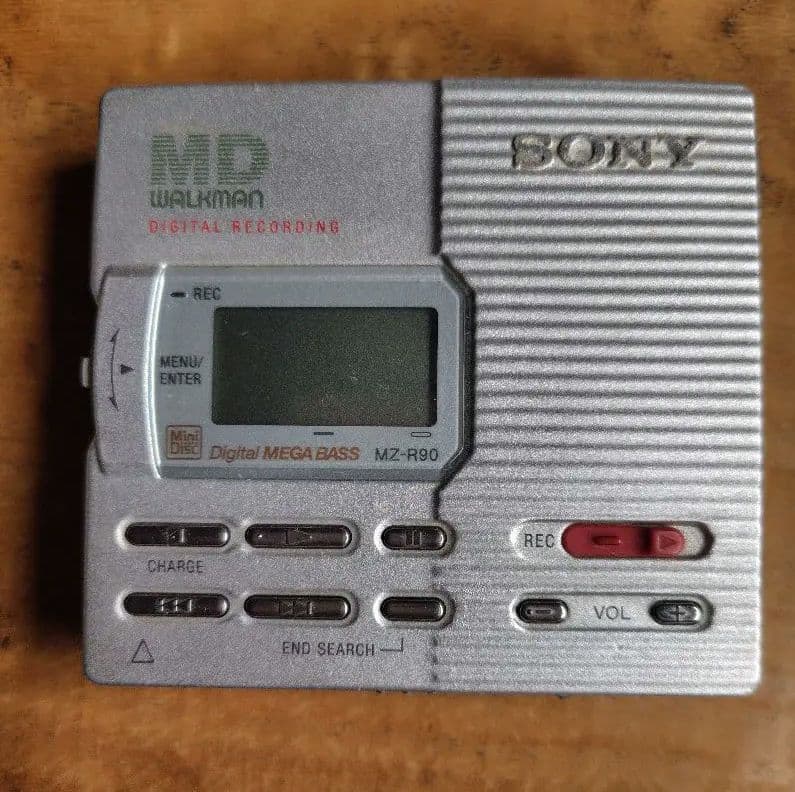 ポータブルプレーヤー MD Walkman MZ-R90