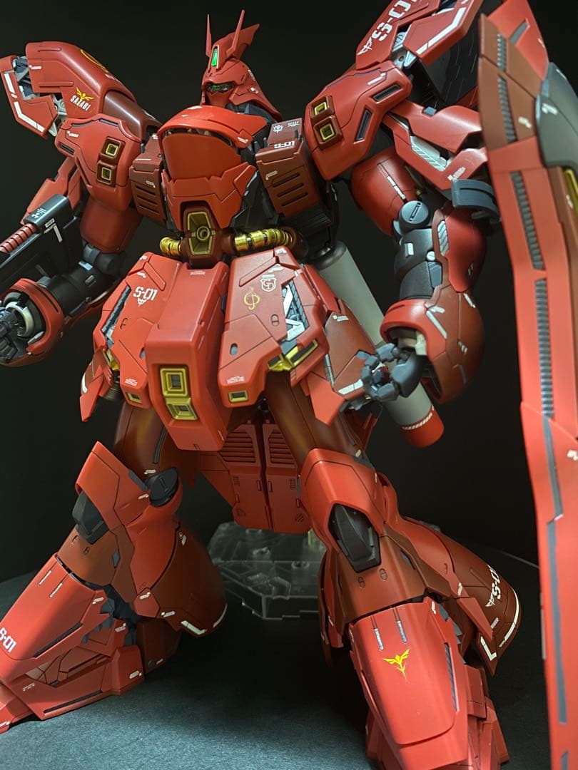 MG 1/100 MSN-04 サザビーVer.ka 塗装済 完成品