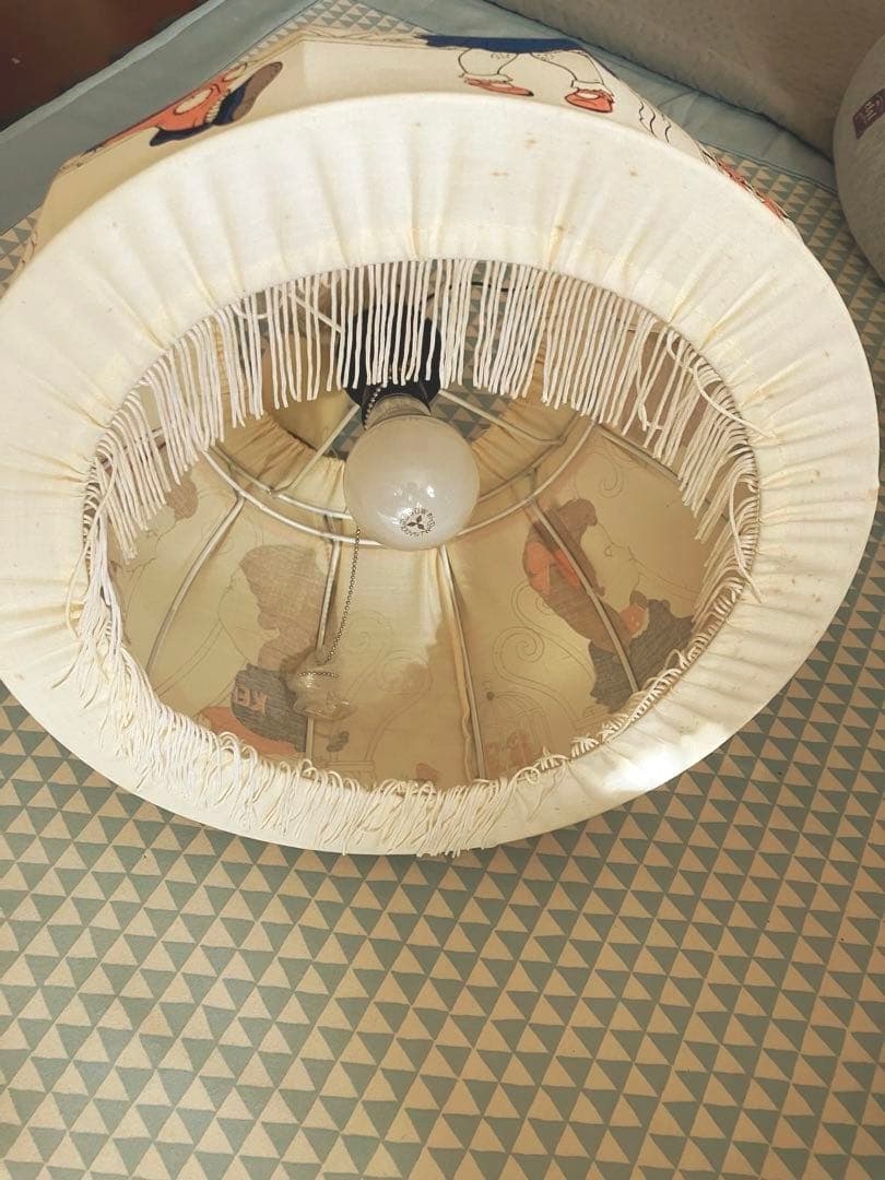 昭和レトロ レトロポップ ペンダントライト 照明 ファンシー シェード 未使用