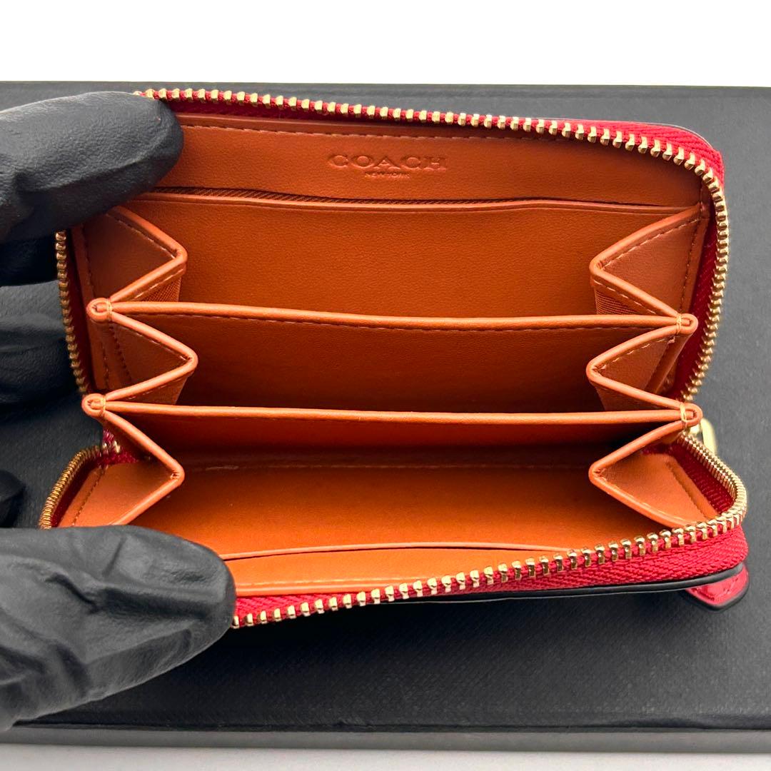 ✨極美品✨ COACH コーチ ケース カードケース ラウンドファスナー