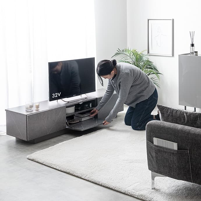 【幅150cm】Sincere 引き出し付きテレビ台 テレビボード 収納