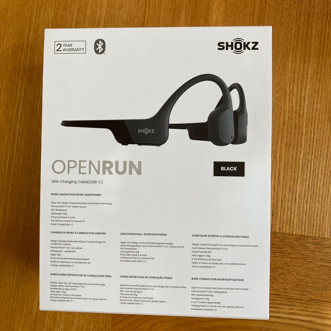Shokz(ショックス) OpenRun 骨伝導イヤホン S 805