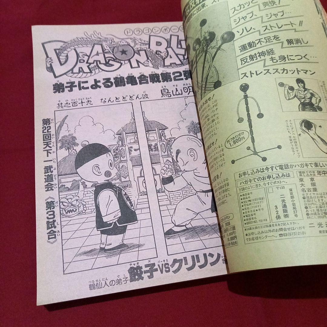 【当時物美品】週刊 少年 ジャンプ 1987年20号 漫画 アニメ