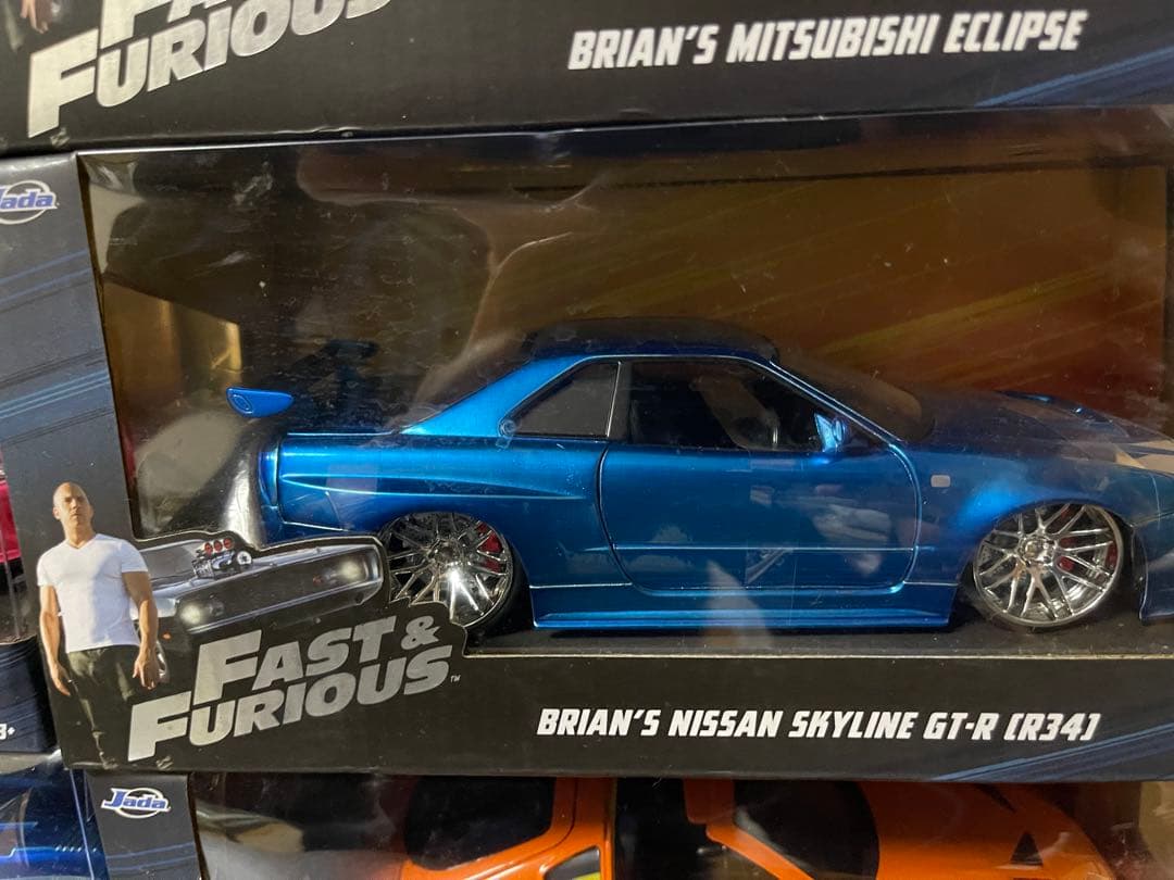 ミニカー Fast And Furious Die cast Series , 7 set