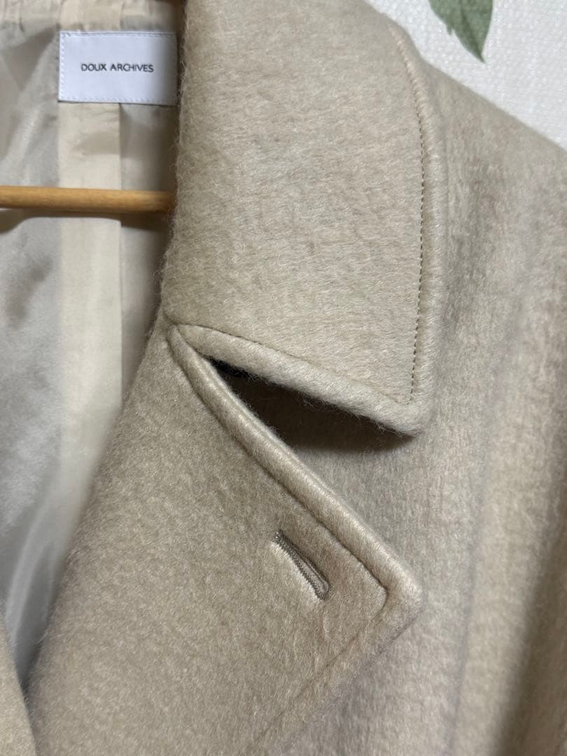 完売　SALE定価4万　アルシーヴ　シャギーピーコート 38