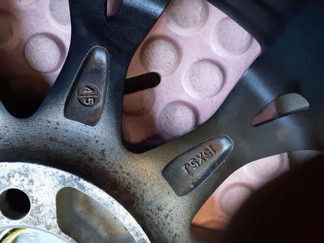 15インチホイールブリヂストン 165/55r15 4本セット軽自動車