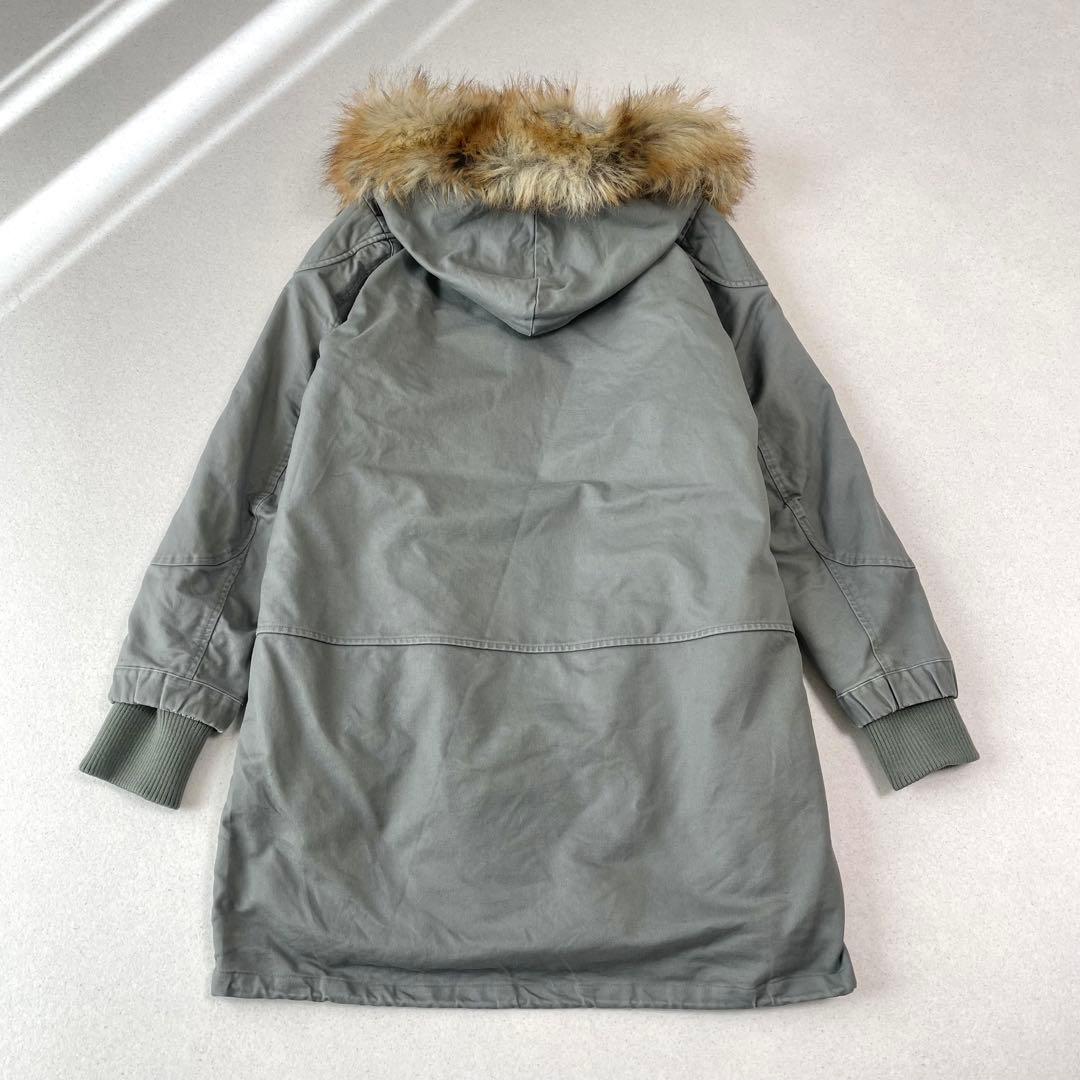 ツモリチサト 中綿キルティングライナー付き モッズコート