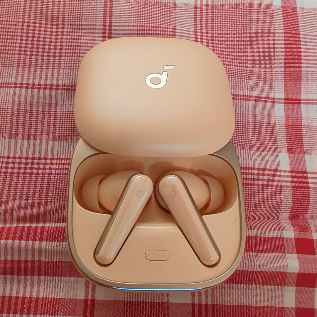 SoundCore Liberty5 ワイヤレスイヤフォン アプリコットピンク