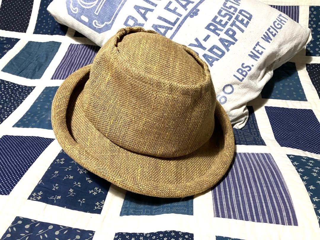 45R パトアシュ　pate a Chou リネンラミーハット