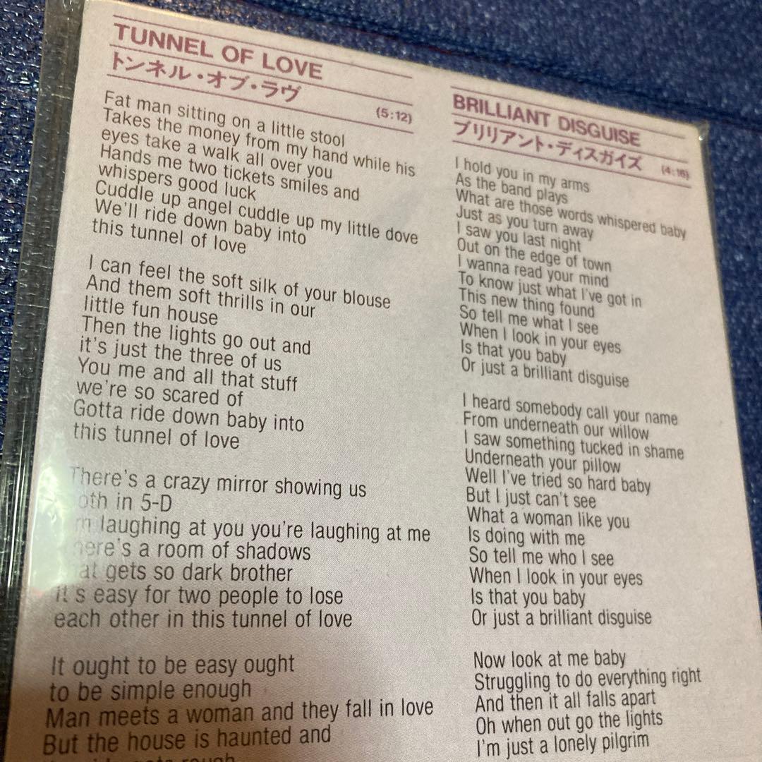 ブルース・スプリングスティーン トンネル・オブ・ラブ　8センチ8cmシングルCD