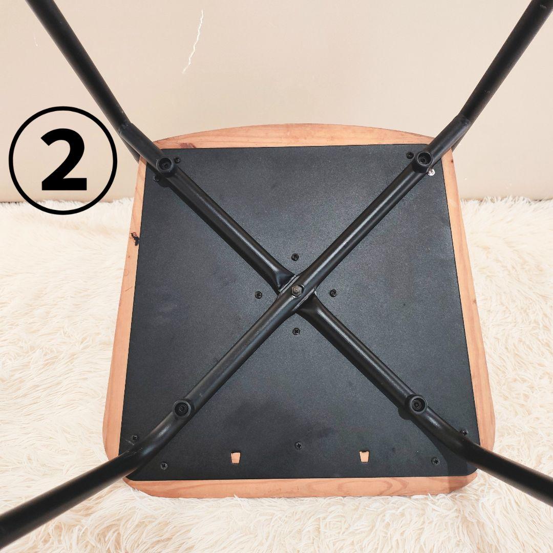 希少モデル　IKEA ANTNAS スタッキング ダイニングチェア 2脚セット